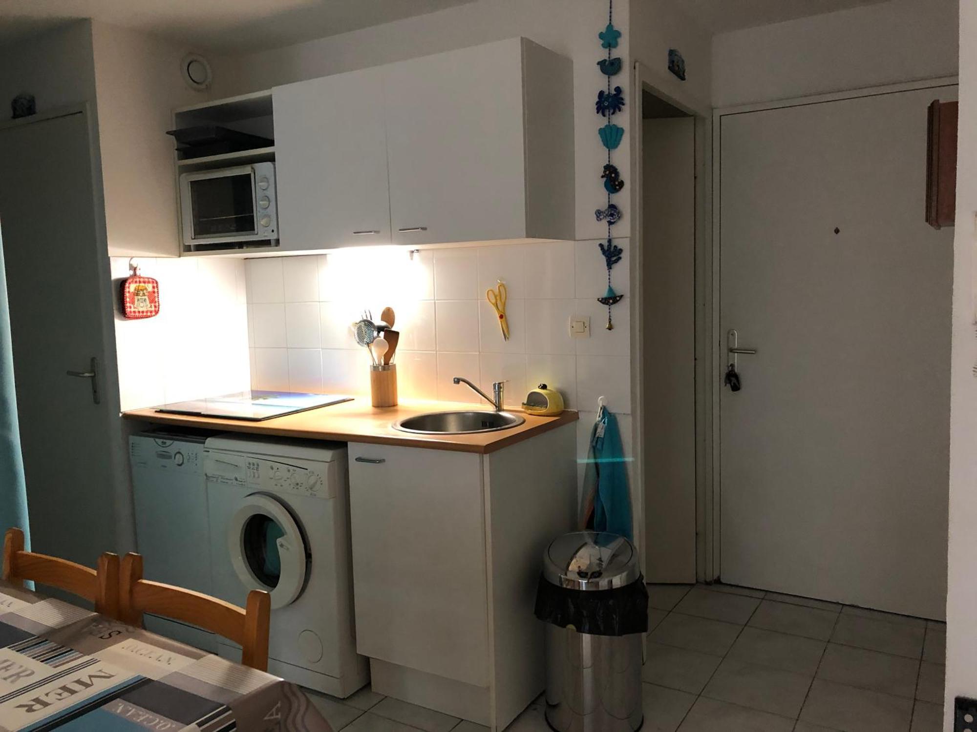 Coquet T2, Quartier Des Quilles, Climatise, 300M Des Plages سُت المظهر الخارجي الصورة